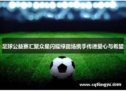 足球公益赛汇聚众星闪耀绿茵场携手传递爱心与希望